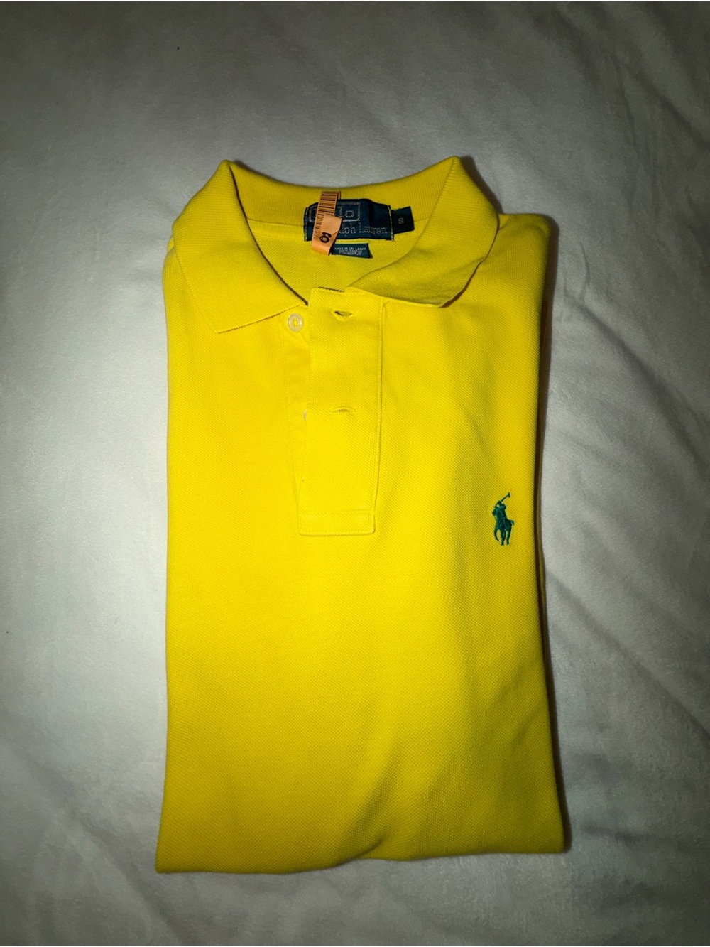 Polo by Ralph Lauren Bright Yellow Short-Sleeve Polo with Green Pony